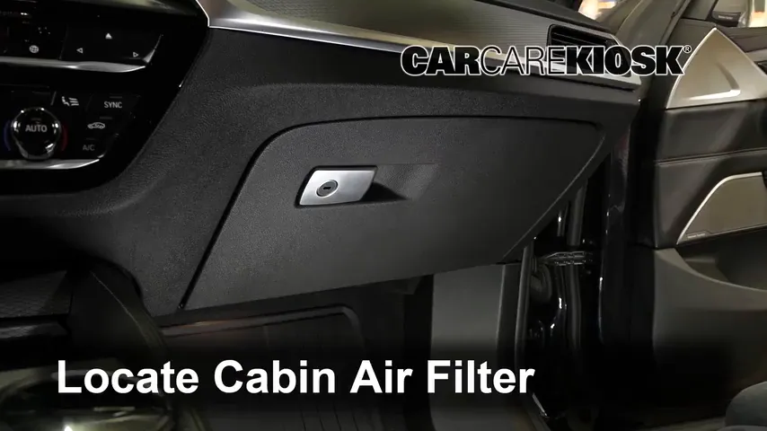 2018 BMW 640i xDrive Gran Turismo 3.0L 6 Cyl. Turbo Filtro de aire (interior)